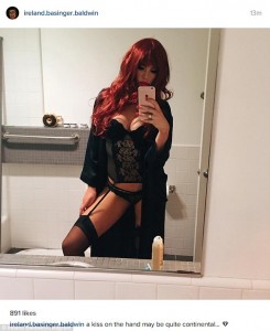 ireland baldwin halloween sizzle bacon