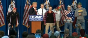 trump with members of the iowa wrestling team