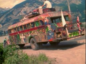 further, the bus the merry pranksters drove from california to new york city and back
