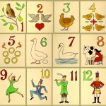 visual of the 12 days of christmas