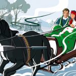 santa's sleigh & other sleighs in christmas carols