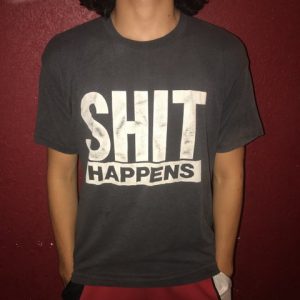 a shit happens t-shirt
