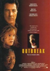 movie poster for outbreak--vocabulario en inglés