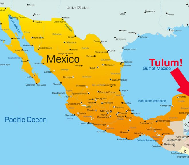 map-of-mexico-with-a-big-arrow-pointing-to-tulum-vocabulario-en-inglés
