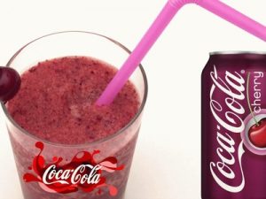 cherry cola plus bendy straw --vocabulario en inglés