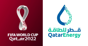 logos for qatar energy and qatar 2022--vocabulario en inglés